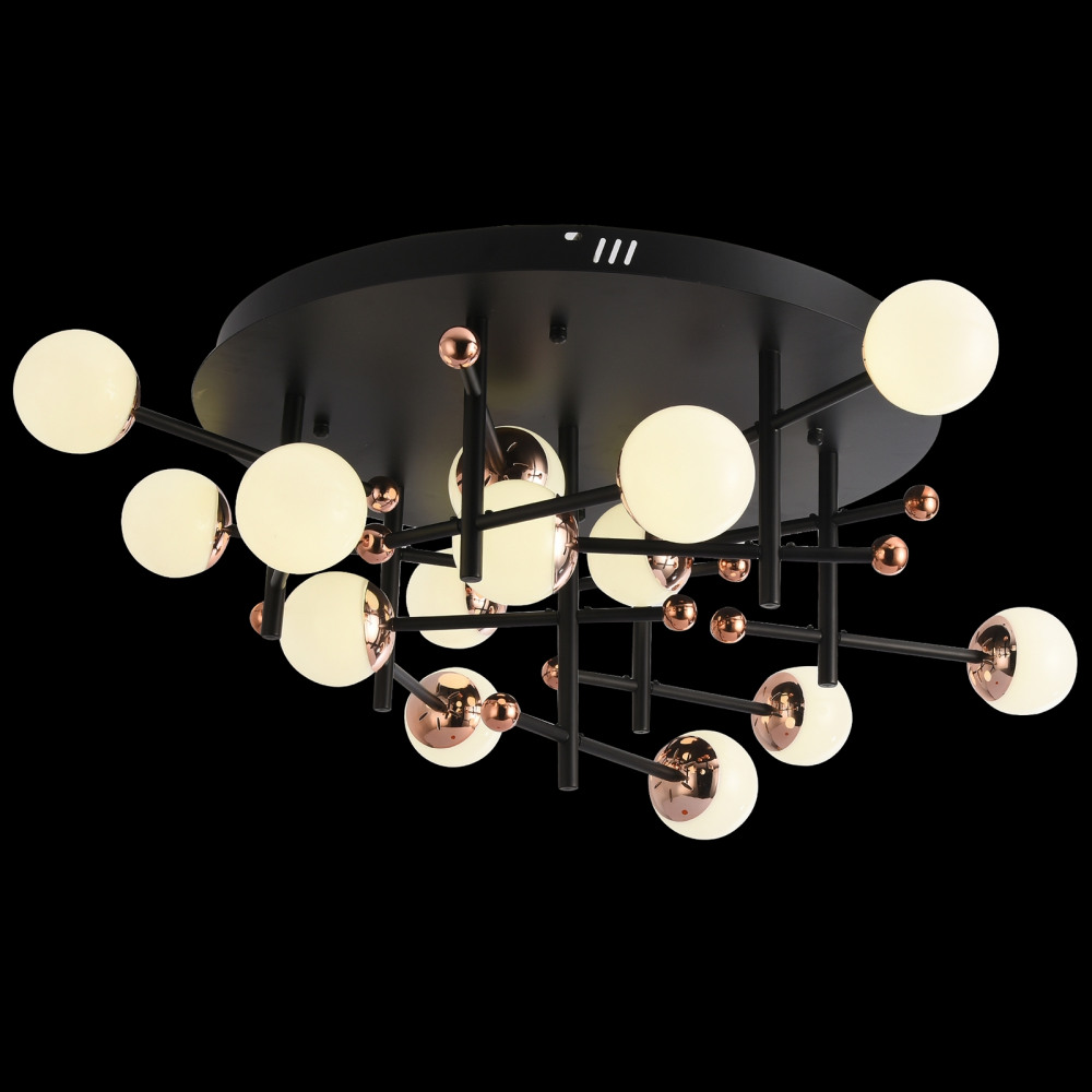 Потолочная люстра Loft Led LED LAMPS 81344 GOLD BLACK Natali Kovaltseva фото