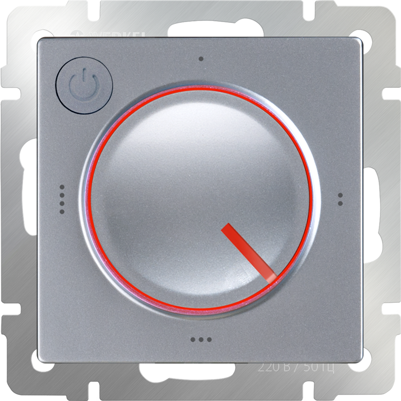 W1151106 Терморегулятор электромеханический для теплого пола (серебряный) Antik Werkel a051521 фото