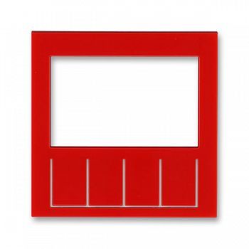 Сменная панель ABB Levit на накладку терморегулятора / таймера красный ND3292H-A11 65 2CHH910011A8065 фото